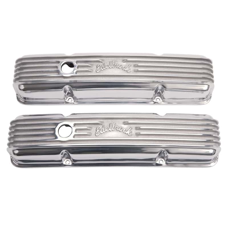 Edelbrock — Edelbrock Valve Cover Classic Series Chevrolet 1959-1986 262-400 CI V8 Polshed
ELITE - view 1