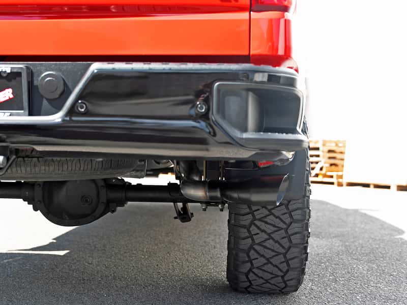 aFe — aFe Vulcan Series 3in 304SS Exhaust Cat-Back w/Blk Tip 2019 GM Silverado/Sierra 1500 V6-4.3L/V8-5.3L
Cat-Back Exhaust - view 3