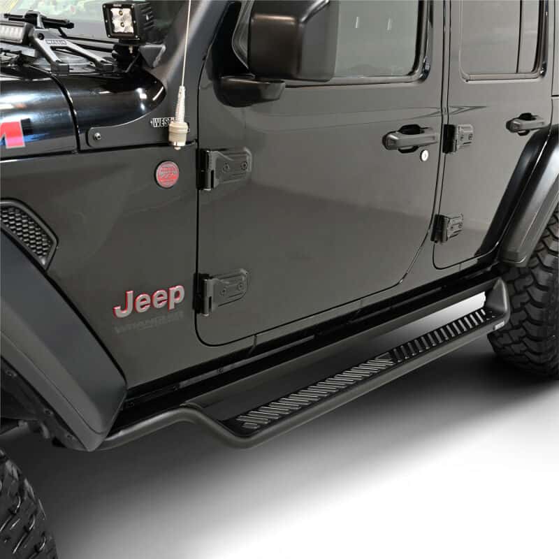 Westin — Westin 18-26 Jeep Wrangler 4dr Outlaw Drop Running Boards - Tex. Blk
Running Boards - view 4