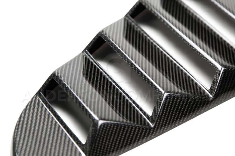 Anderson Composites — Anderson Composites 2015-2017 Ford Mustang Type-V Style Window Louvers - Vented - view 4