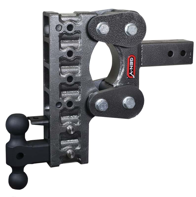 GEN-Y Hitch — Gen-Y The Boss Torsion-Flex 2.5in Shank 10in Drop 10K Hitch w/GH-031 Dual-Ball/GH-032 Pintle Lock
Drop Hitch - view 3