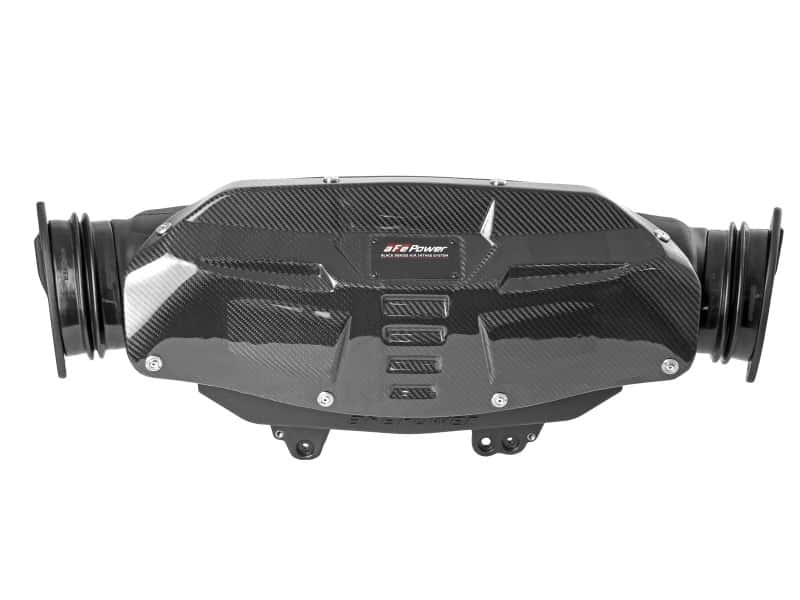 aFe — aFe Black Series Carbon Fiber Pro 5R Air Intake System 2020 Chevrolet Corvette C8 V8 6.2L
Black Series Intake - view 5