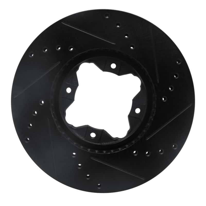 R1 Concepts — R1 92-98 Acura TL Front Left Drilled & Slotted Black Brake Rotor
R1 Brake Rotor Drill - view 5
