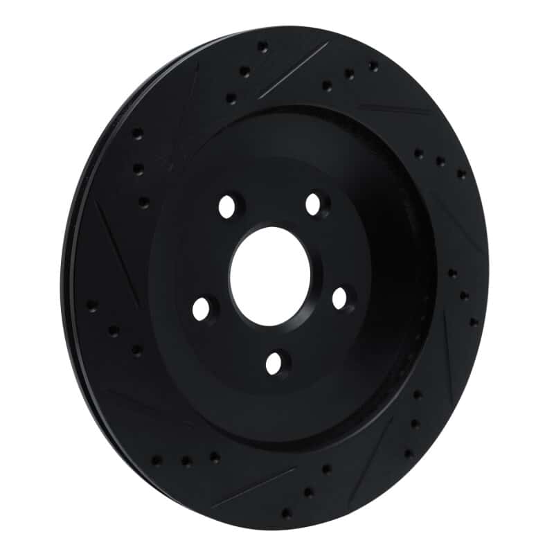 R1 Concepts — R1 04-07 Ford Freestar Rear Right Drilled & Slotted Black Brake Rotor
R1 Brake Rotor Drill - view 4