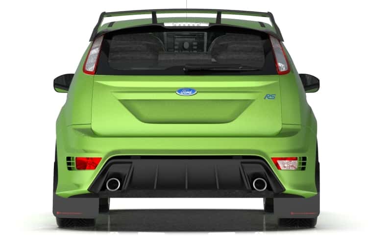 Rally Armor — Rally Armor 09-11 Ford Focus MK2 RS Black UR Mud Flap Red Logo
Mud Flap - view 2