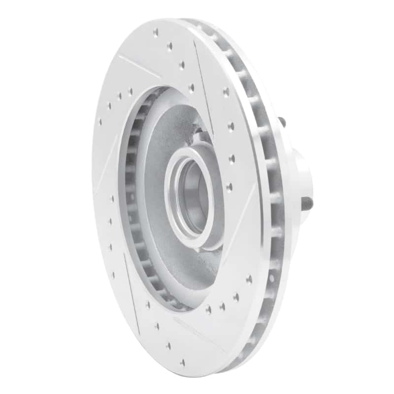 R1 Concepts — R1 1970-1981 Buick Estate Wagon Front Left Drilled & Slotted Silver Brake Rotor
R1 Brake Rotor Drill - view 4