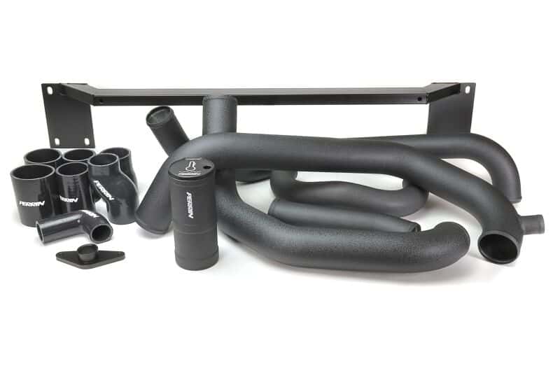 Perrin Performance — PERRIN 08-14 Subaru STI Front Mount Intercooler Boost Tube Kit - Black - view 1