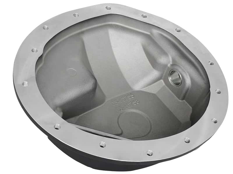 aFe — aFe Power Pro Series Rear Differential Cover Black w/Machined Fins 16-17 Nissan Titan XD(AAM 9.5-14)
Differential Cover - view 3