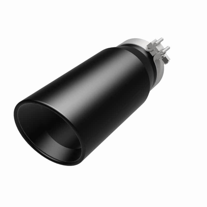 Magnaflow — MagnaFlow Tip Stainless Black Coated Single Double Round Single Outlet 5in Dia 4in Inlet 13in L
Stainless Steel
Exhaust Tip - view 24