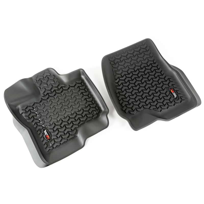 Rugged Ridge — Rugged Ridge Floor Liner Front Black 2015-2020 Ford F-150 / Raptor / Extended / Super Crew Cab
Terrain Floor Liner
Floor Mat Set - view 1