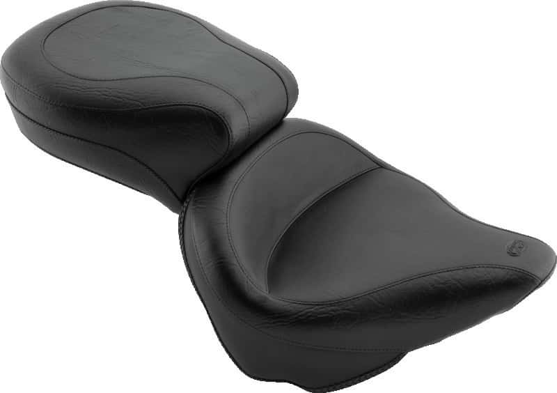 Mustang Motorcycle — Mustang 84-06 Harley Standard Rear Tire Wide Touring 1PC Seat - Black - view 2