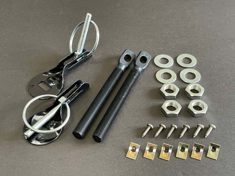 Cusco — Cusco Body Pins For Hood Aluminum-Black, Universal - view 1