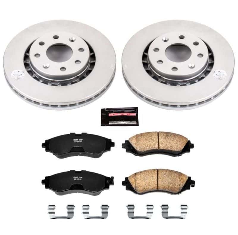 PowerStop — Power Stop 04-11 Chevrolet Aveo Front Z17 Evolution Geomet Coated Brake Kit - view 1