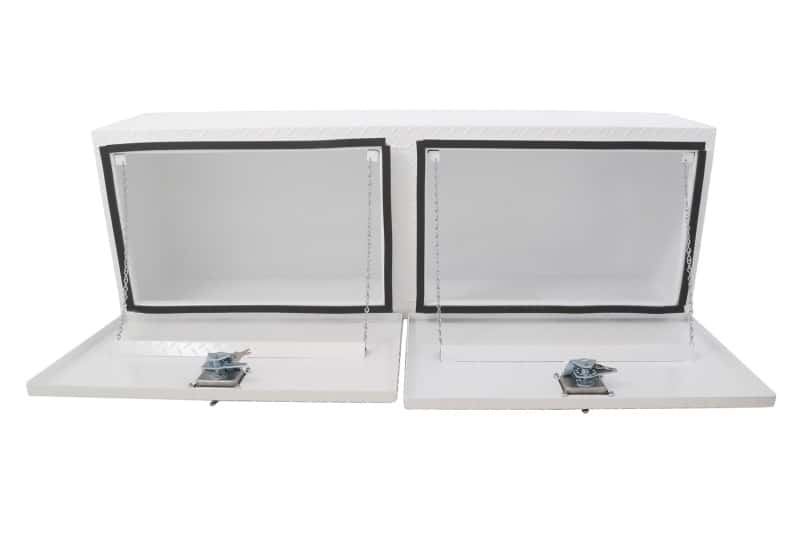 Dee Zee — Dee Zee Universal Tool Box - Specialty 60In Topsider White BT Alum
ToolBxTrkBedSideRail - view 3