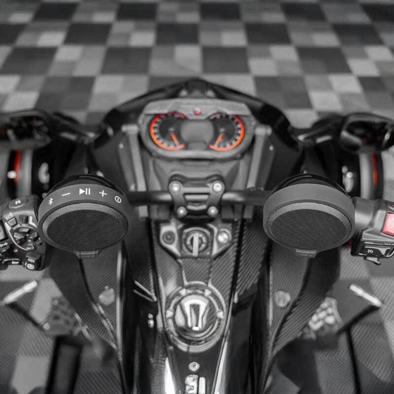 DS18 — DS18 2.5in Handlebar Mount Speakers Full-Range Amplified Class D USB Port Water Resistant - view 2
