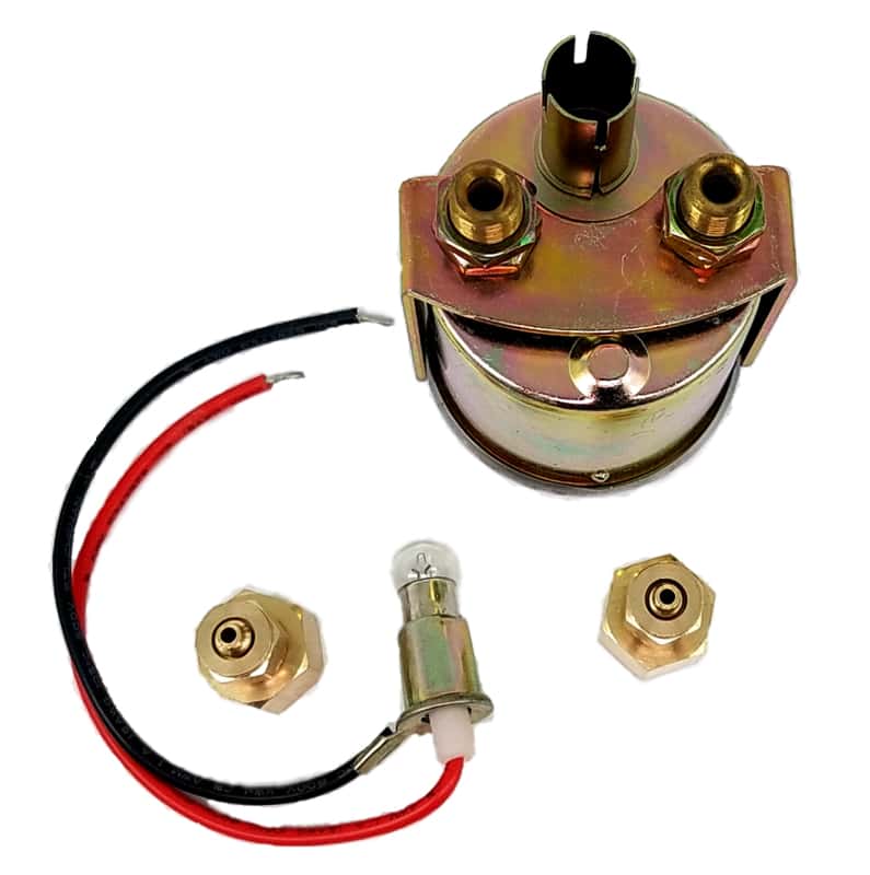 Kleinn Air Horns — Kleinn Panel Mount/ Illuminated/ 160 PSI/ Dual Needle Air Pressure Gauge - view 3