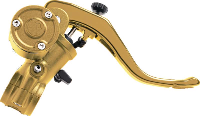 Performance Machine — Performance Machine 11/16 Brake Master Cylinder - Gold Ops - view 2