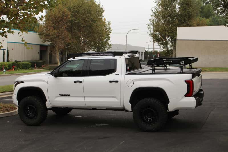 Go Rhino — Go Rhino 22-23 Toyota Tundra CrewMax Ceros Low Profile Roof Rack - Tex. Blk
Ceros Roof Rack - view 3