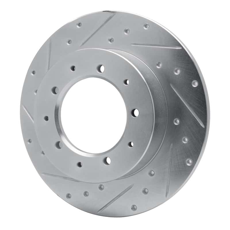 R1 Concepts — R1 74-16 Land Rover Range Rover Rear Left Drilled & Slotted Silver Brake Rotor
R1 Brake Rotor Drill - view 2