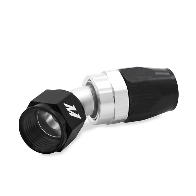 Mishimoto — Mishimoto Aluminum -10AN 45 Degree Fitting - Black
-AN Line Fitting - view 2