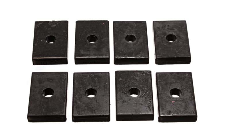 Energy Suspension — Energy Suspension Pad - Firm - 2-7/16in L x 1-5/8in W x 15/32 ID x 1/2in H - Black
LeafSprngInsulator - view 2