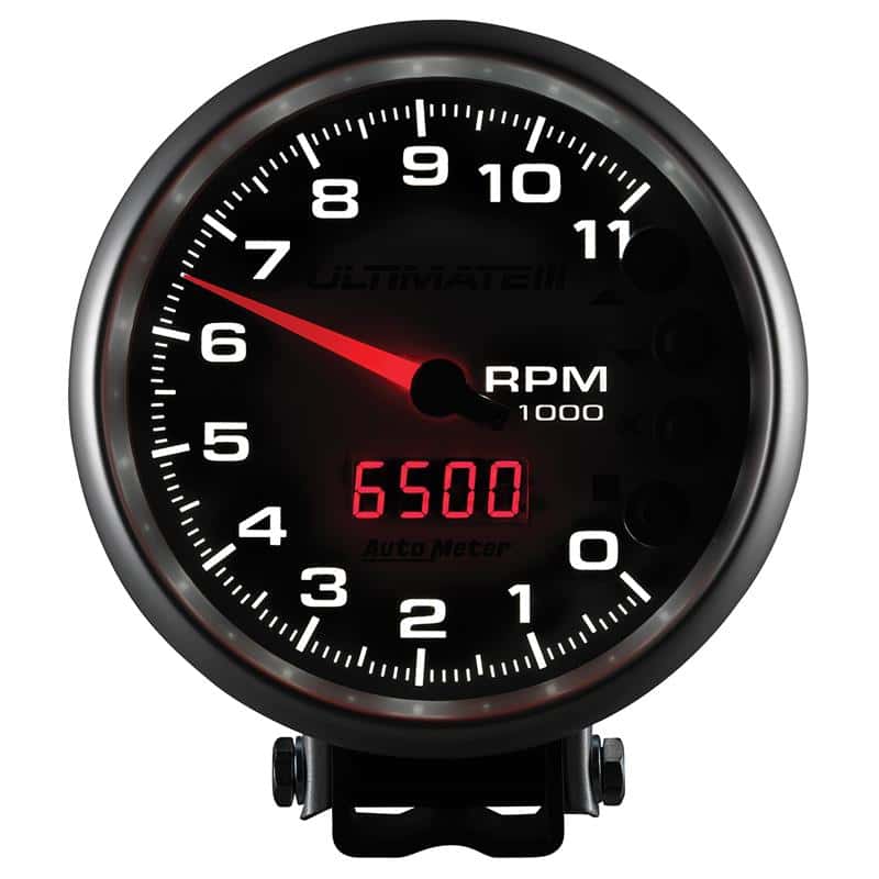 AutoMeter — Autometer 5 inch Ultimate III Playback Tachometer 11000 RPM - Silver
5" ULTIMATE III PLAY - view 5