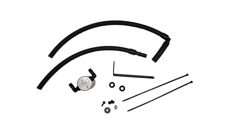 J&L — J&L 22-25 Subaru BRZ/GR86 2.4L Passenger Side Oil Separator 3.0 - Clear Anodized
Oil Separator - view 1