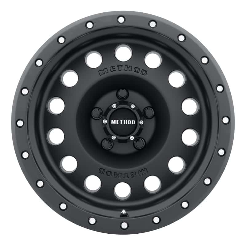 Method Wheels — Method MR307 Hole 17x8.5 0mm Offset 5x5 94mm CB Matte Black Wheel - view 2