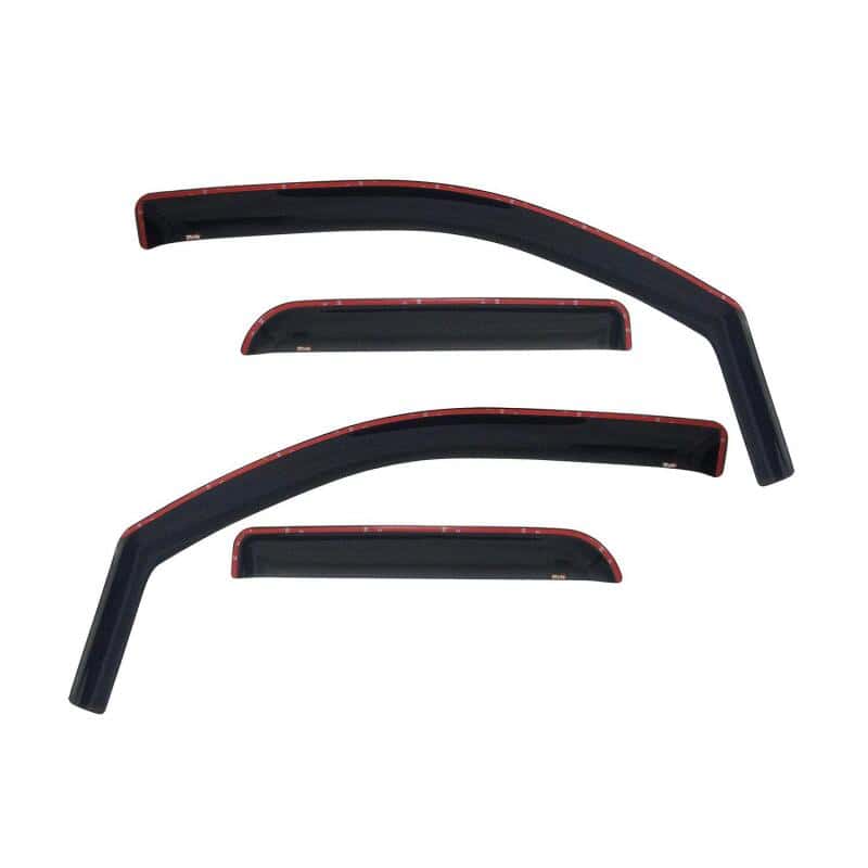 Westin — Westin 2007-2014 Chevy Silverado 2500/3500 Extended Cab In-Channel Wind Deflector 4pc - Smoke
Side Window Vent - view 2