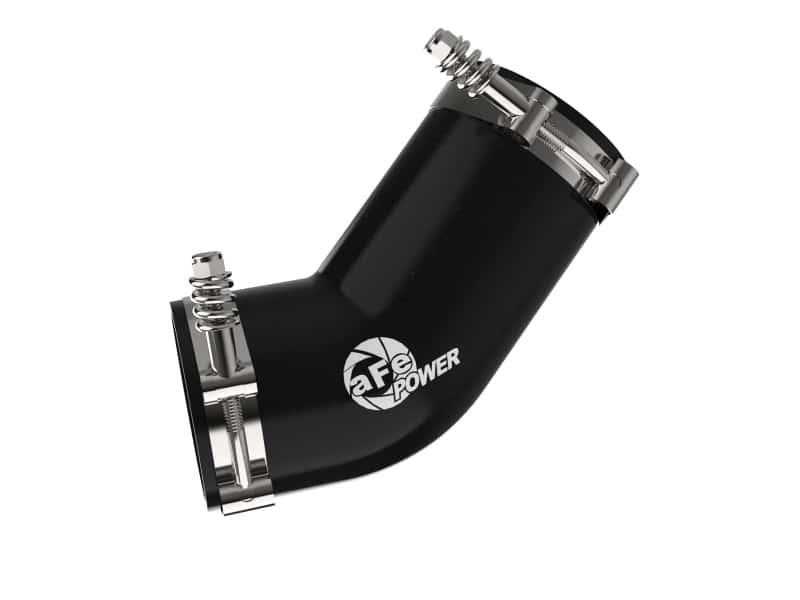 aFe — aFe 19-23 RAM Diesel L6-6.7L BladeRunner 3.5 IN Aluminum Cold Charge Pipe - Black
Cold Charge Pipe - view 5