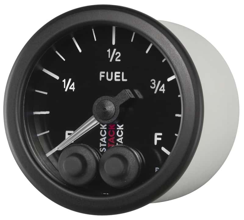 AutoMeter — Autometer Stack 52mm 0-280 Ohm Programmable Pro-Control Fuel Level Gauge - Black
Ga FUEL PC Blk Univ - view 3