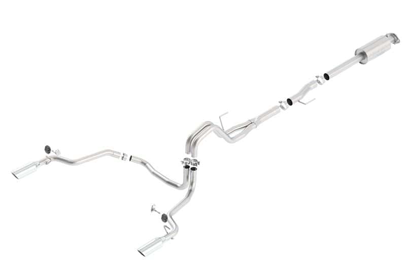 Borla — Borla 15-16 Ford F-150 3.5L EcoBoost Ext. Cab Std. Bed Catback Exhaust ATAK Single Split Rear Exit
Cat-Back System
ExhstSysKt - view 2