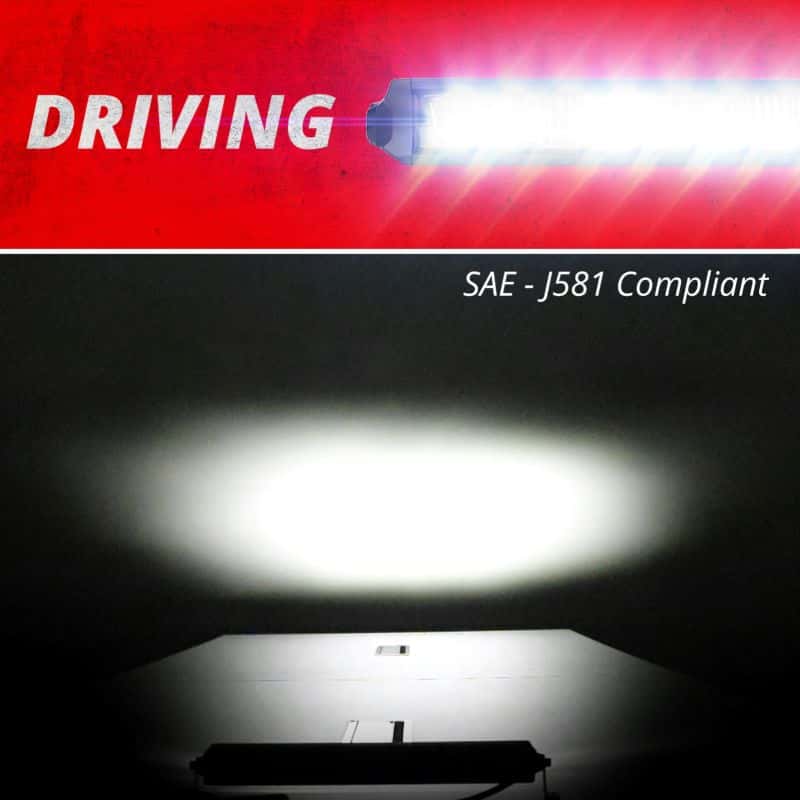 XKGLOW — XK Glow Razor Light Bar Auxiliary High Beam Driving No Wire & Switch 20in - view 2