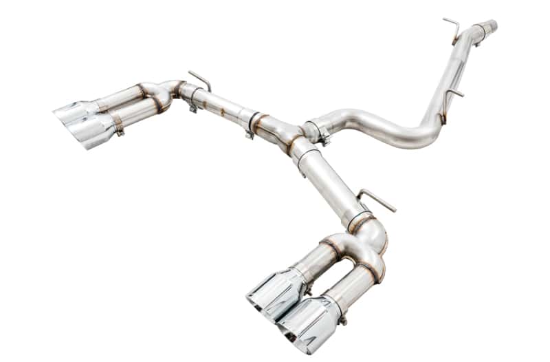 AWE Tuning — AWE Tuning Audi 8V S3 Track Edition Exhaust w/Chrome Silver Tips 102mm
Track Exhaust - view 1