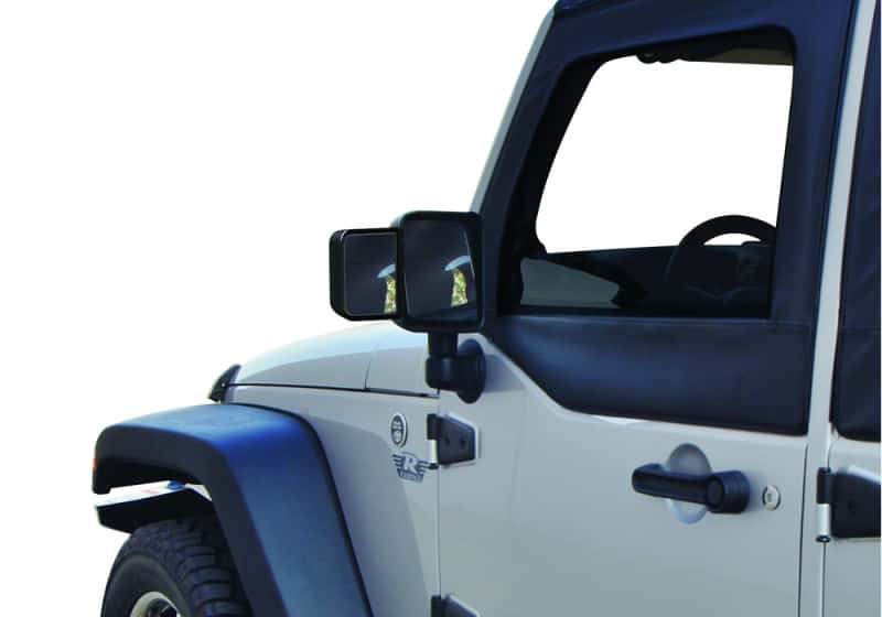 Rampage — Rampage 2007-2018 Jeep Wrangler(JK) Mirror Extensions - Black
DoorMirrorReloBrkt - view 1