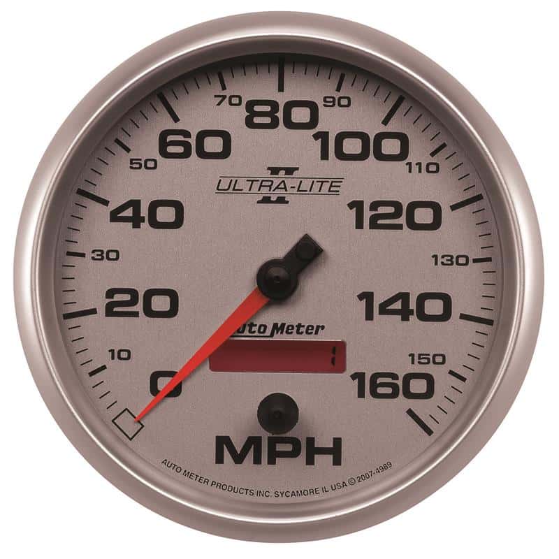 AutoMeter — Autometer Ultra-Lite II 5 Inch 160 MPH FSE Programmable Speedometer
5" SPEEDO, 160 MPH, - view 2