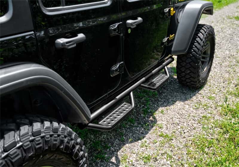 N-Fab — N-Fab RS Nerf Step 07-18 Jeep Wrangler JK 4DR - Full Length - Tex. Black - view 3