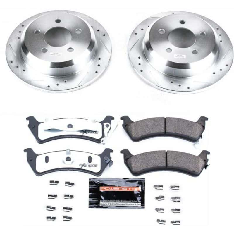 PowerStop — Power Stop 93-98 Jeep Grand Cherokee Rear Z36 Truck & Tow Brake Kit - view 1