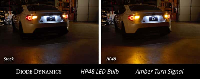 Diode Dynamics — Diode Dynamics 7443 LED Bulb HP48 LED - Amber (Single) - view 2