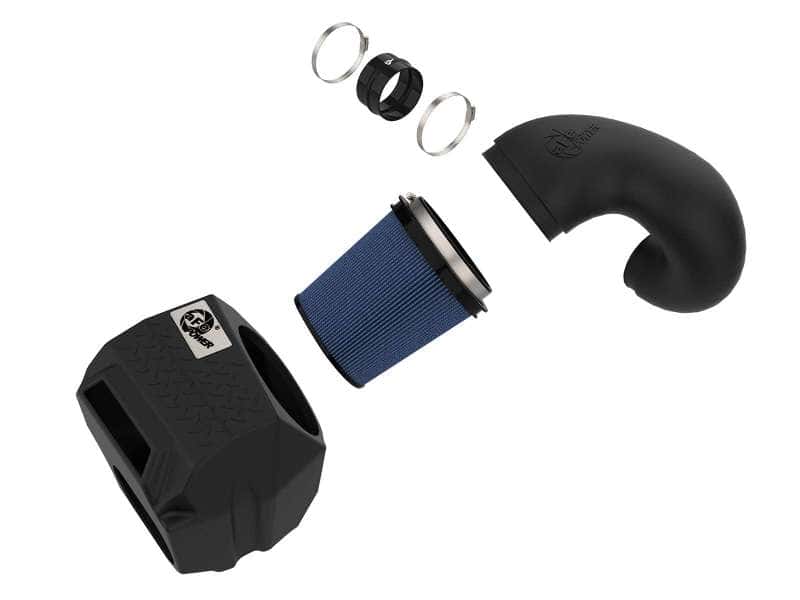 aFe — aFe 94-02 Dodge Ram 2500 L6 5.9L (td) Magnum FORCE Stage-2 Si Cold Air Intake System w/Pro 5R Filter
Magnum FORCE Intake - view 2