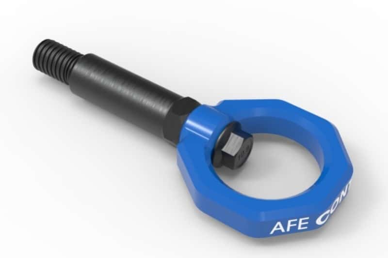 aFe — aFe Control Front Tow Hook Blue BMW F-Chassis 2/3/4/M
Front Tow Hook - view 2