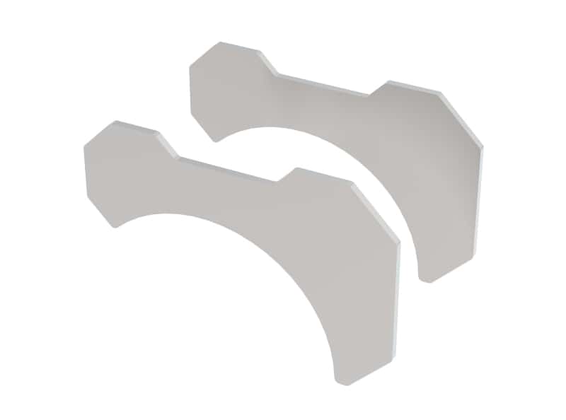 Borla — Borla Universal 2.5in T-304 Stainless Tube Bracket Kit
Mounting Bracket - view 1