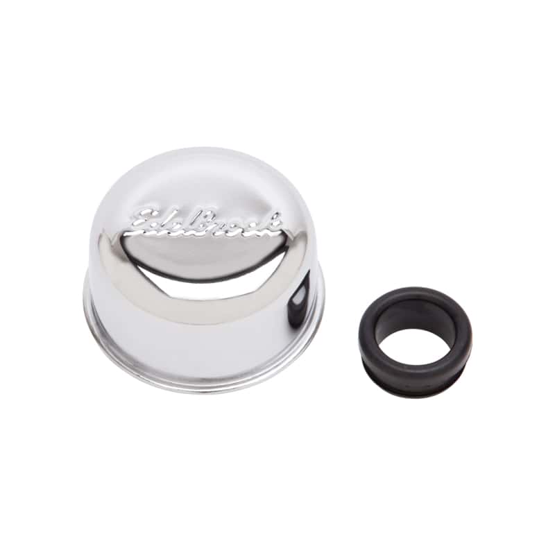 Edelbrock — Edelbrock Chrm Breather and Grommet
CHROME/PRO-FLO - view 3