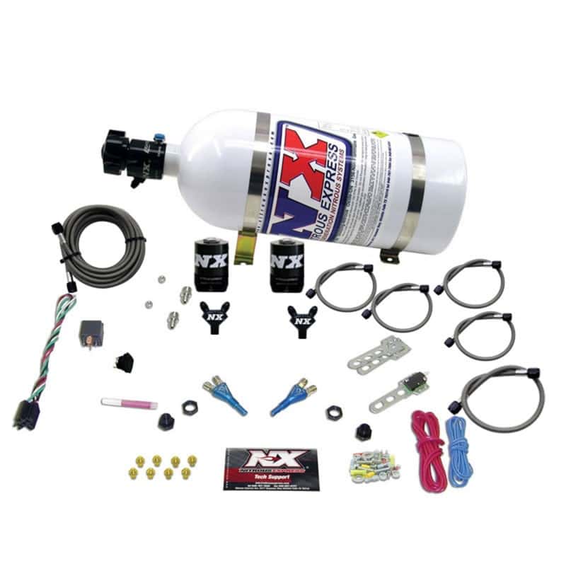 Nitrous Express — Nitrous Express Dodge EFI Full Race Dual Nozzle Nitrous Kit (100-300HP) w/10lb Bottle
Injection System Kit
N2OSys - view 1