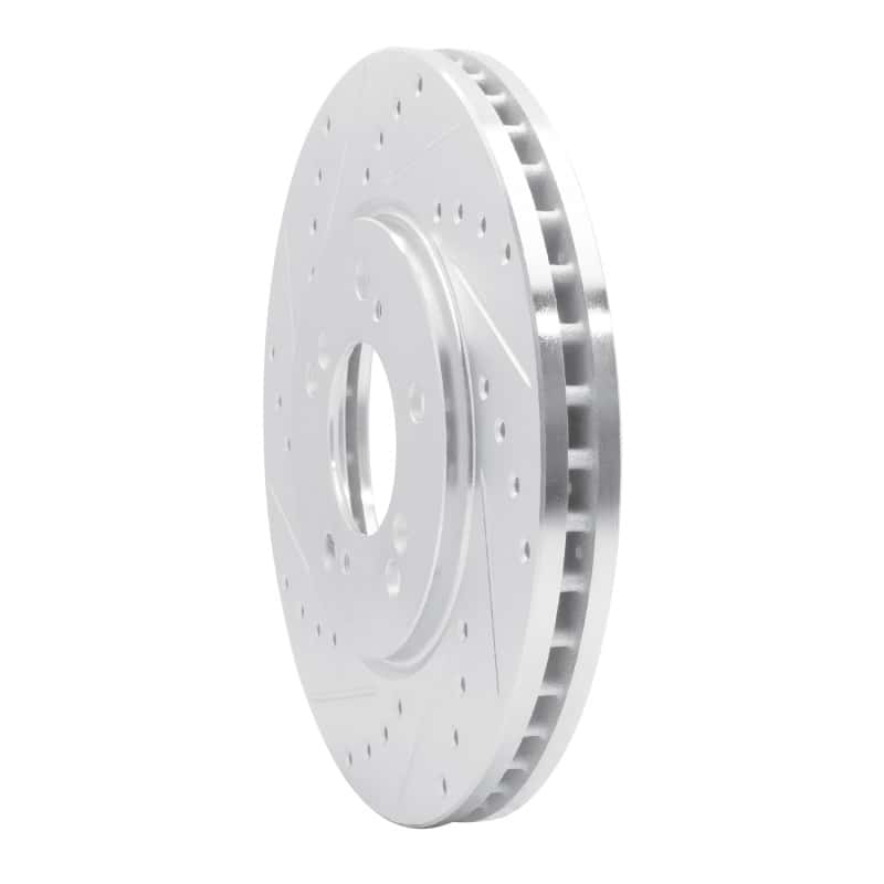 R1 Concepts — R1 91-96 Acura NSX Front Left Drilled & Slotted Silver Brake Rotor
R1 Brake Rotor Drill - view 2