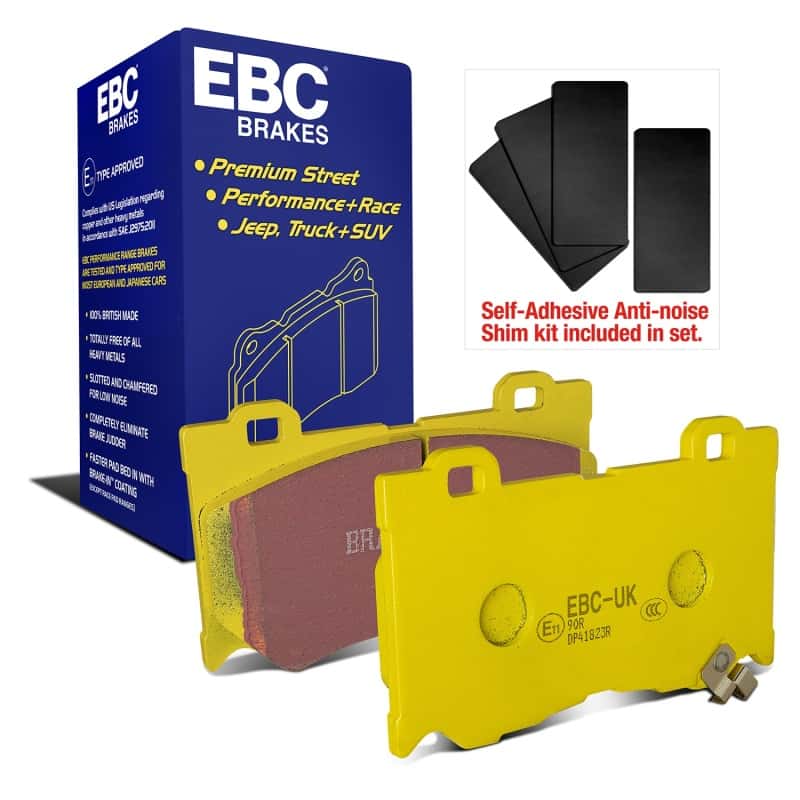 EBC — EBC 08-13 Infiniti FX50 5.0 Yellowstuff Front Brake Pads
Disc Brake Pad - view 2