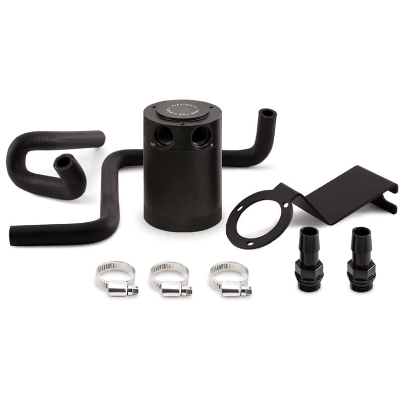 Mishimoto — Mishimoto 2013+ Subaru BRZ / 2017+ Toyota 86 / 13-16 Scion FR-S Baffled Oil Catch Can Kit - Black
Oil Catch Can Kit - view 1
