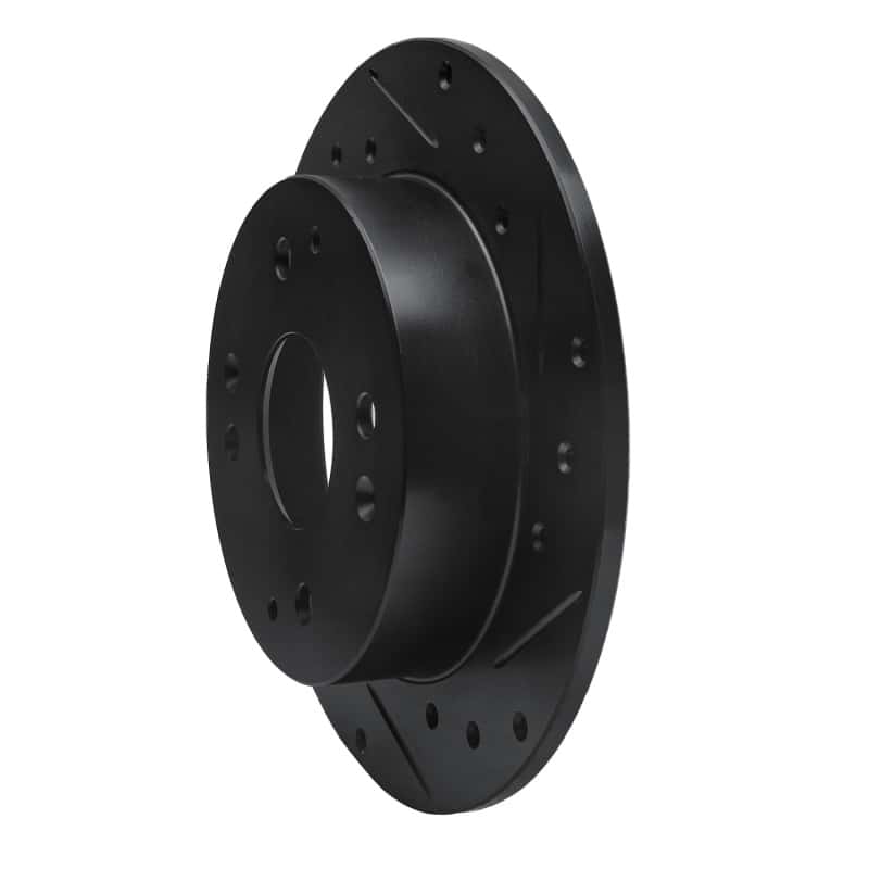 R1 Concepts — R1 98-02 Acura CL Rear Right Drilled & Slotted Black Brake Rotor
R1 Brake Rotor Drill - view 2