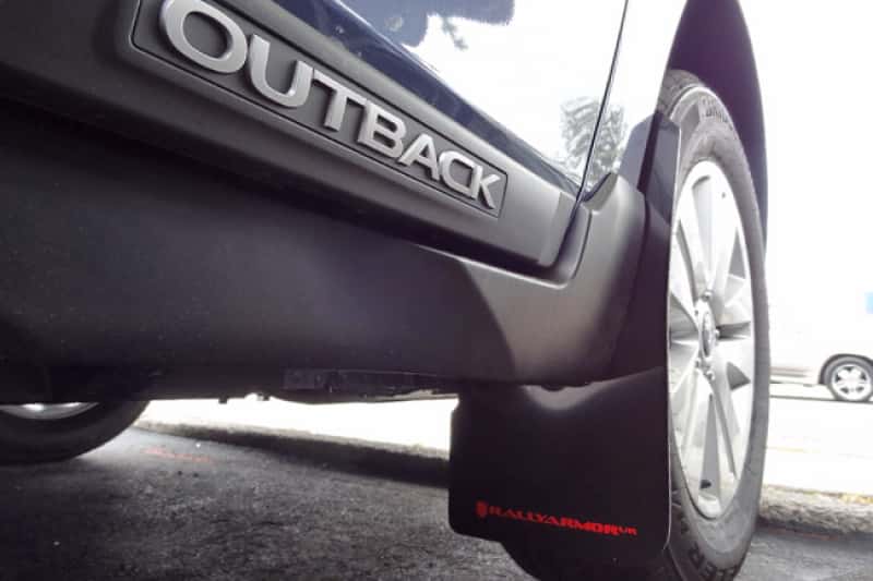 Rally Armor — Rally Armor 15-19 Subaru Outback Black UR Mud Flap w/ Grey Logo
Mud Flap - view 3