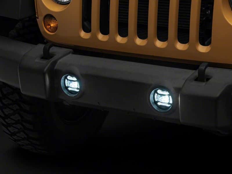 Raxiom — Raxiom 07-18 Jeep Wrangler JK Axial Series 4-In LED Fog Lights- Clear
Lights - view 9